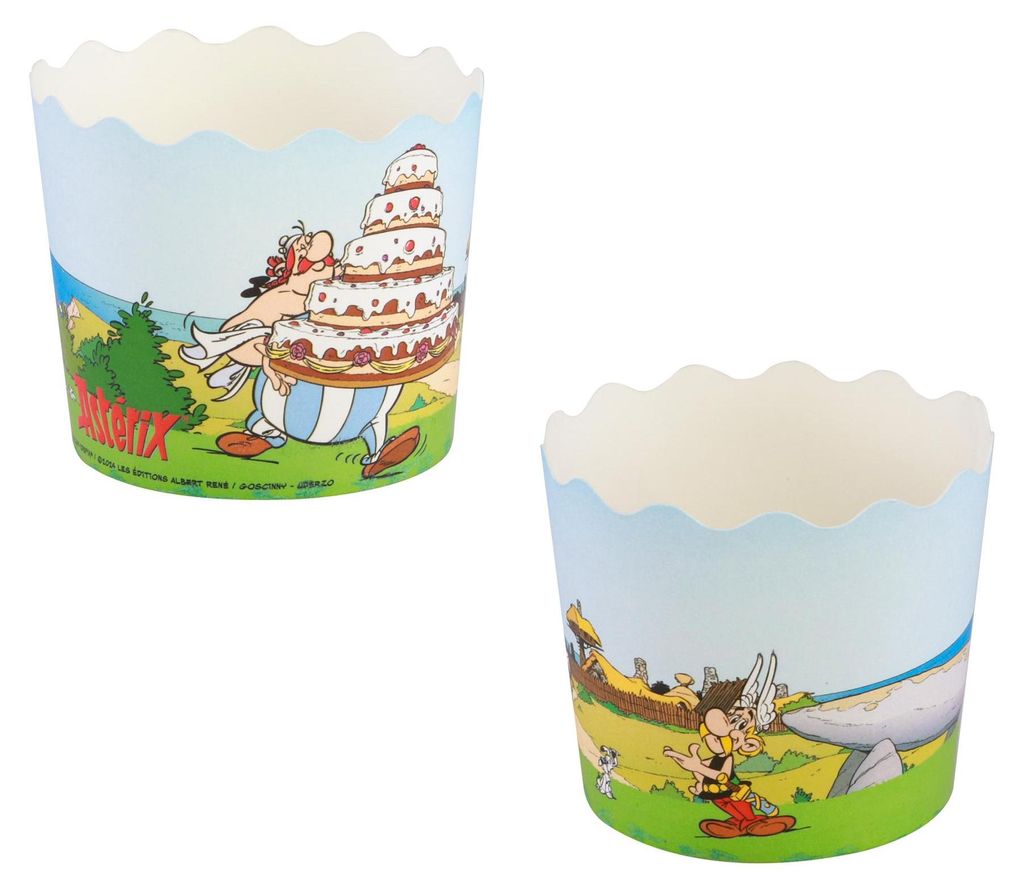 12 Asterix in Cupcake Formen - Produktbild 