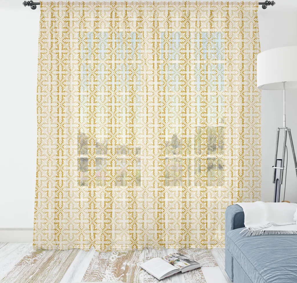 ABAKUHAUS Tapisserie Orientale Abstraite en Satin 240x274 cm Café Pâle