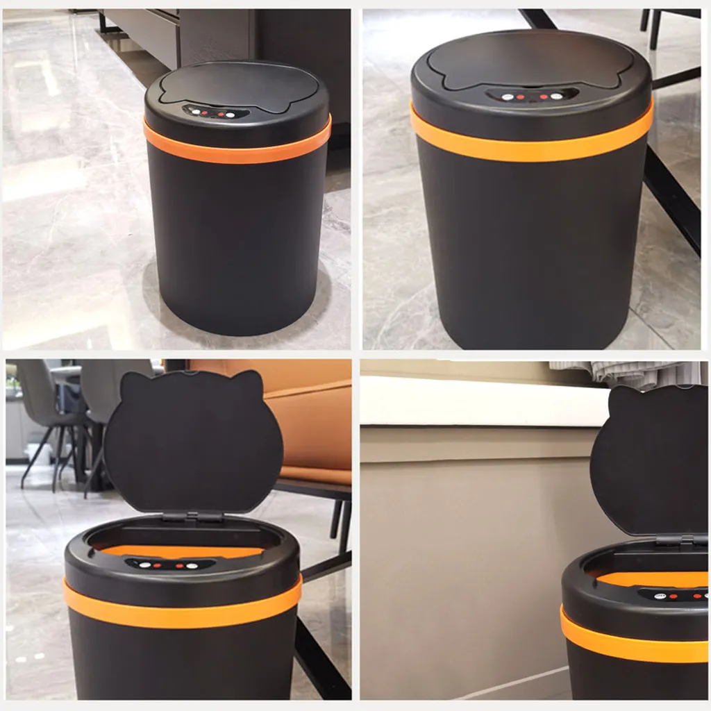 Poubelle automatique sans contact 10L avec couvercle anti-odeur - 7