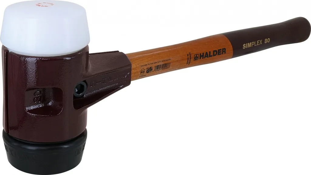 Maillet de frappe Simplex 80 mm en caoutchouc et plastique résistant