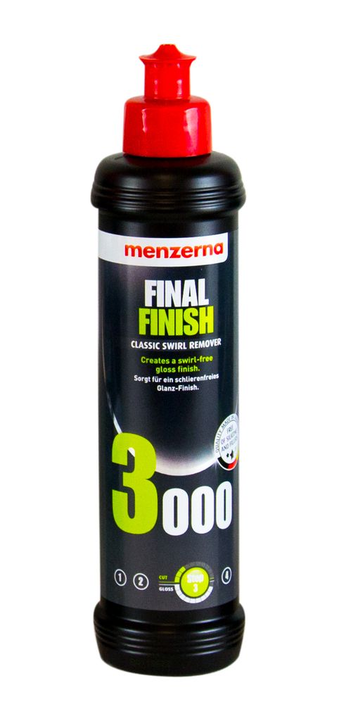 MENZERNA Final Finish 3000 Hochglanzpolitur Autopolitur Glanzpolitur 250 ml