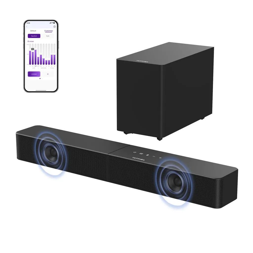 Système home cinéma 2.1 ULTIMEA 240W avec subwoofer et Bluetooth 6.0