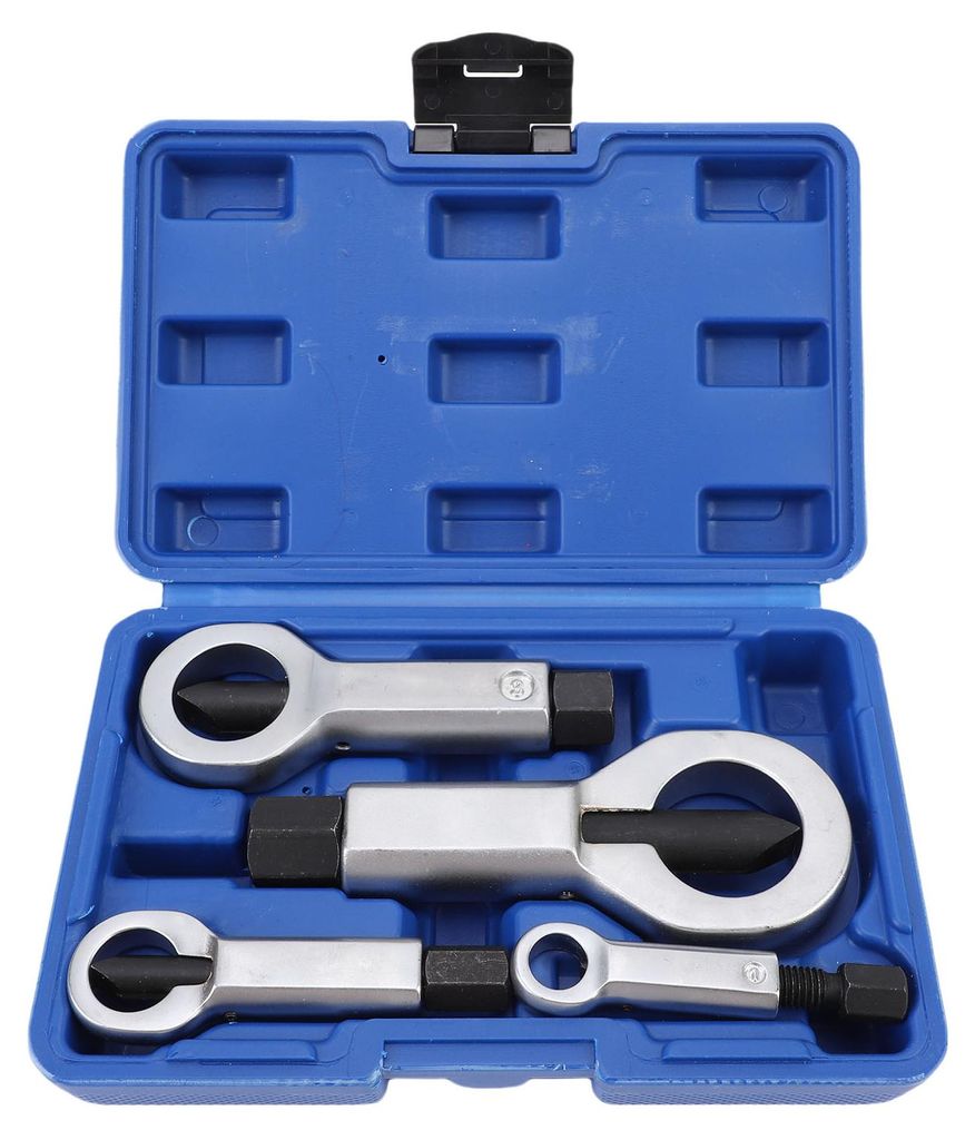 4-teiliges Metall-Mutternsprenger-Set, robuster Schraubenlöser, Mutternsprenger-Set, Schraubenspalter-Werkzeugset, 9šC12 mm, 12šC16 mm, 16šC22 ...