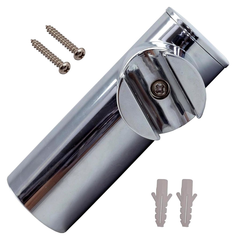 Drehbarer Wandbrausehalter 102 mm - für Mischbatterie, Wassermischer, Kopfbrause, sanitäre Badewanne, Badezimmer, flexibler Schlauch - aus Kunsts...