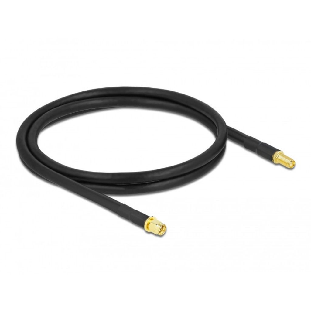 Delock Antennenkabel SMA Stecker zu SMA Buchse LMR/CFD300 0,9 m low loss