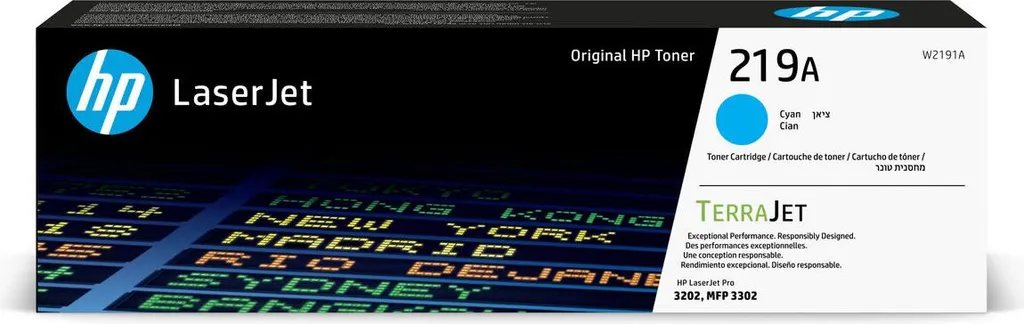Cartouche toner HP W2191A bleu pour impressions de bureau