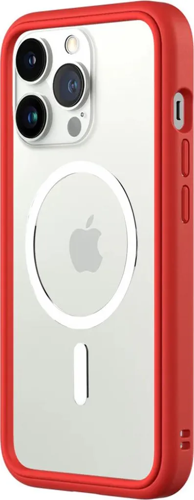 Coque RhinoShield Mod NX pour iPhone 14 Pro Rouge compatible MagSafe
