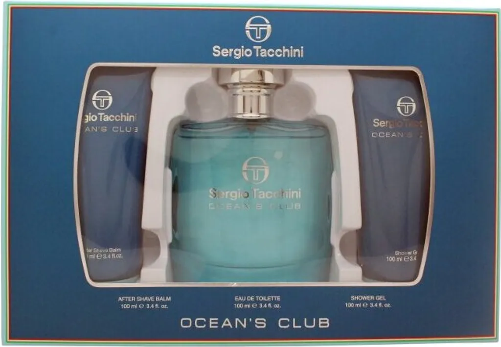Sergio Tacchini Coffret Ocean's Club pour un Parfum Tenace toute la Journée