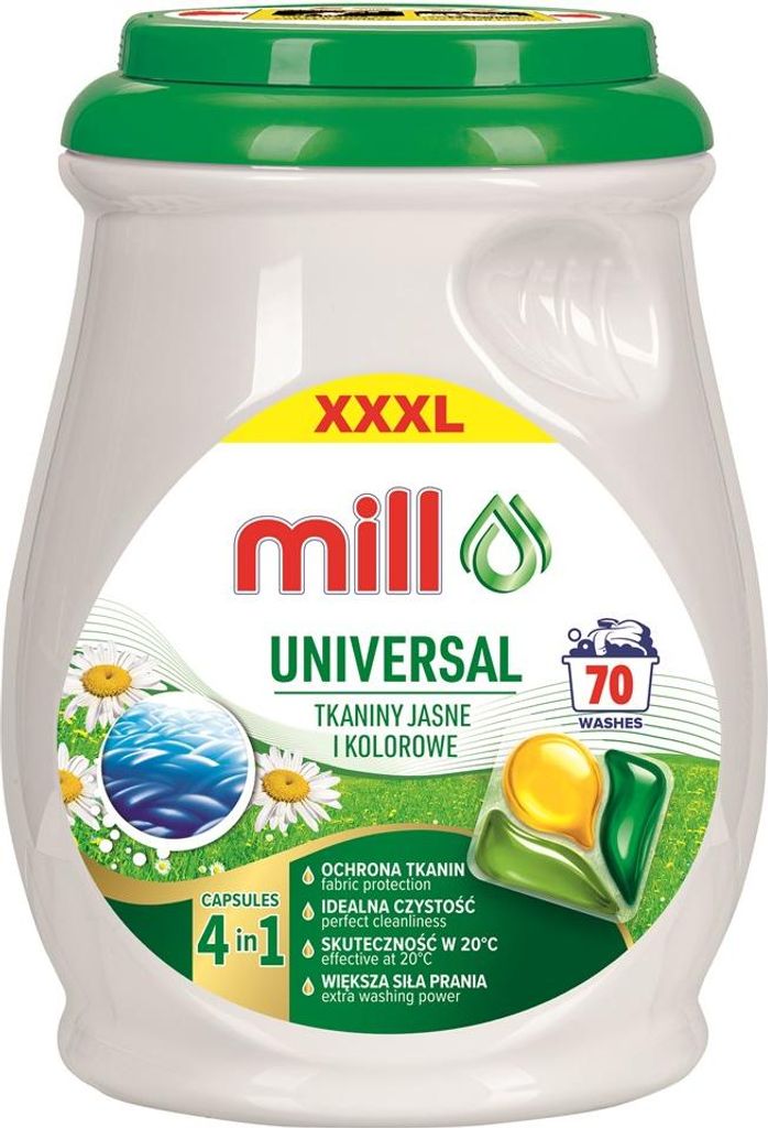 MADONIS MILL PROFESSIONAL 3-chamber universal laundry capsules 70 pcs.