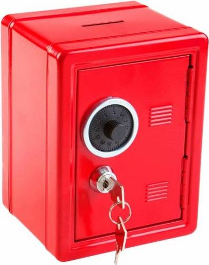 Idena Úsporný trezor červený 120x100x160mm - Kov Obrázok produktu 