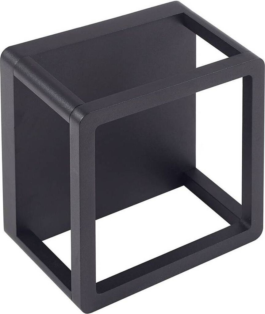 Lucande LED-Außenwandleuchte Thorvid, Höhe 18 cm, schwarz