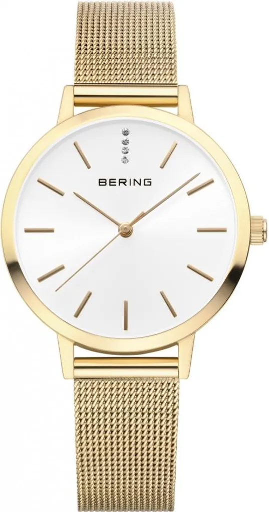Montre BERING 13434-331 dorée : l'élégance durable qui ne se raye jamais