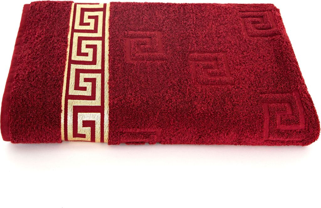 Luxus Medusa Duschtuch 70x140 cm - Bordeaux - feinste Produktbild 