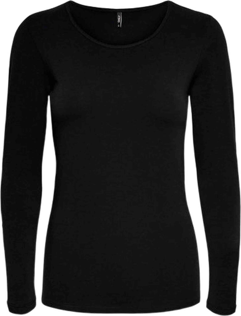 Only Long-sleeve T-shirt 077-50652054126931 in BLACK color size x-large