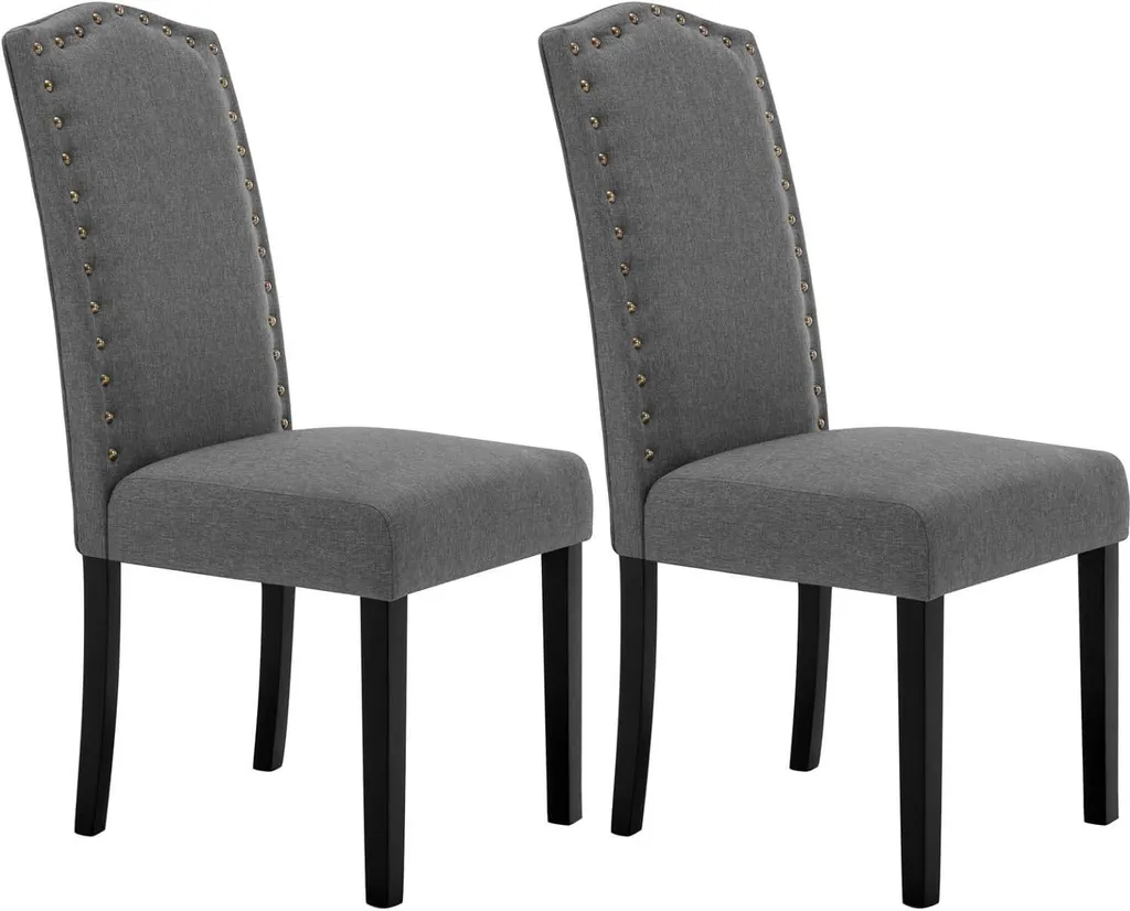 Lot chaises salle à manger dossier haut pour un confort d'assise quotidien