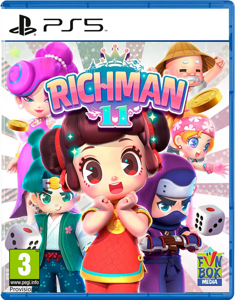 Richman 11 pour PS5 Jeu de Société Culte en Version Physique pour Console