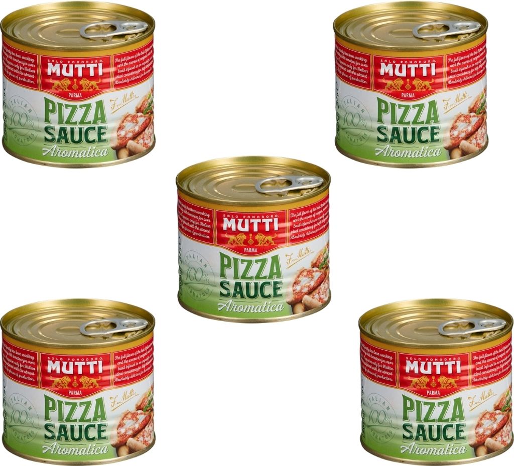 Italienische Pizzasauce 5 x 210 g - Mutti Produktbild 