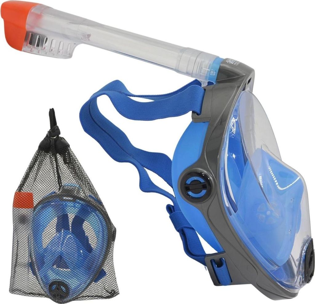 Kit Tuba Composé D'Un Masque De Plongée Avec Verres Anti-Buée Et D'Un Tube Respiratoire Sec Noir