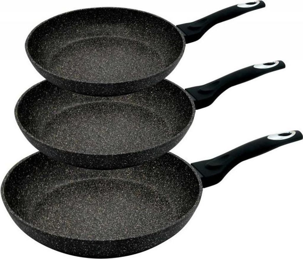 Klausberg zestaw 3 patelni 20cm 24cm 28cm Marmo Gold KB7290 Zdjęcie produktu 
