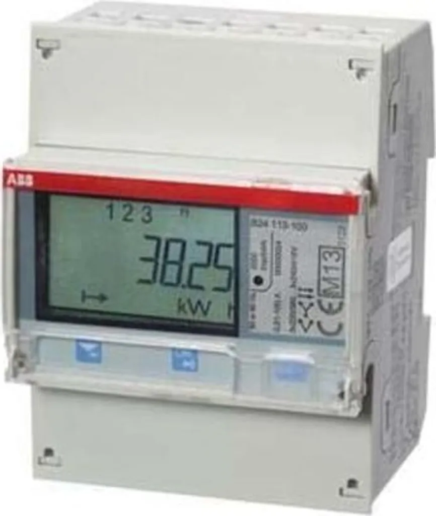 Compteur d'énergie triphasé B24 113-100 pour mesure via transformateur