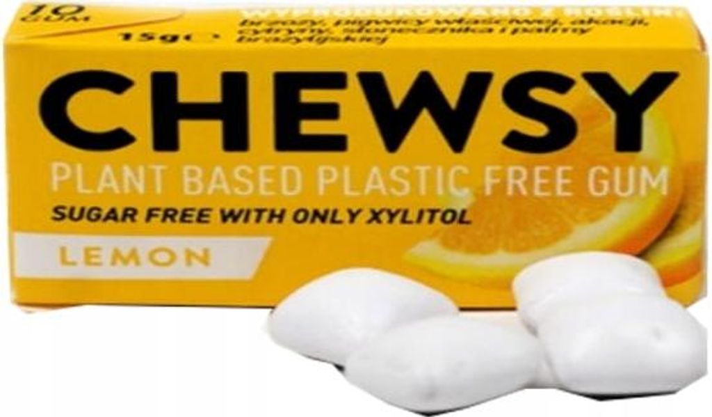 Kaugummi mit Xylitol 15g Zitrone