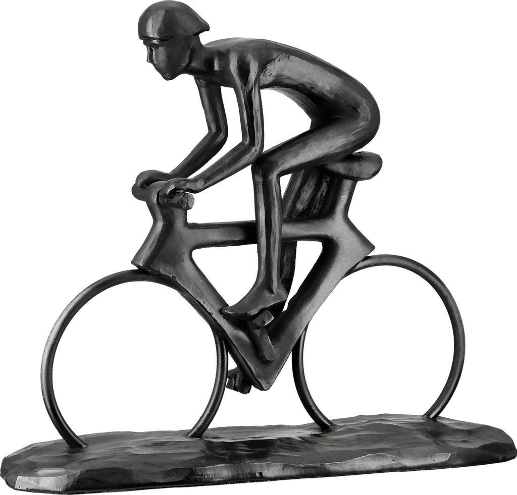Gilde Skulptur, "Active", Poly, schwarz, VE 2, L. 8 cm, B. 28 cm, H. 24 cm