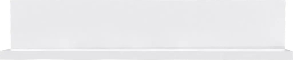 Wandboard SNOW Blanc Brillant 110cm - Tablette Murale Robuste et Chic