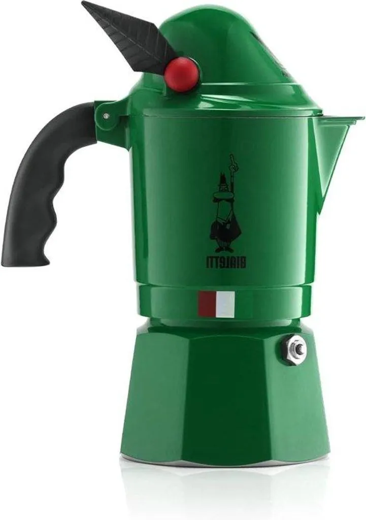Set à expresso 3 tasses 130 ml vert idéal pour camping et petit espace