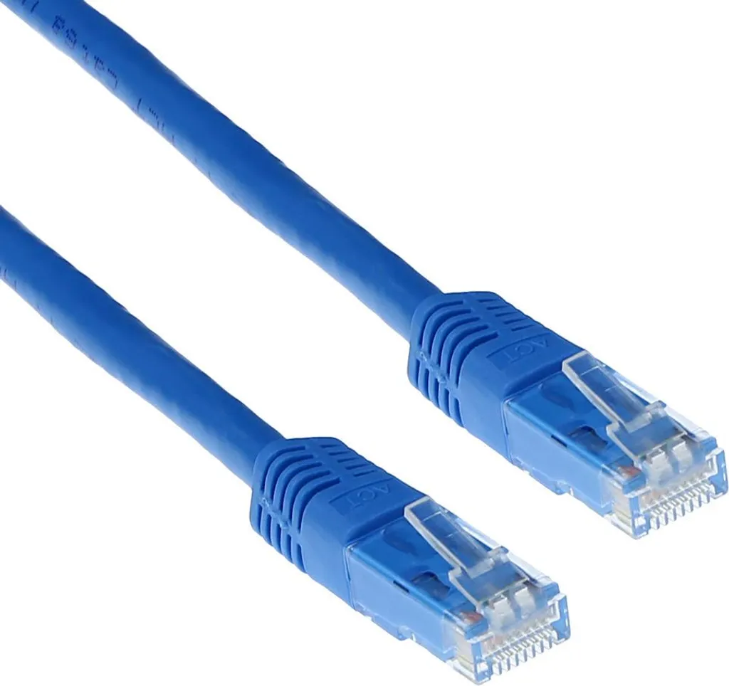 Cavo LAN ACT CAT6A 5m Blu - Ottimizza il tuo Smart Working IB3805