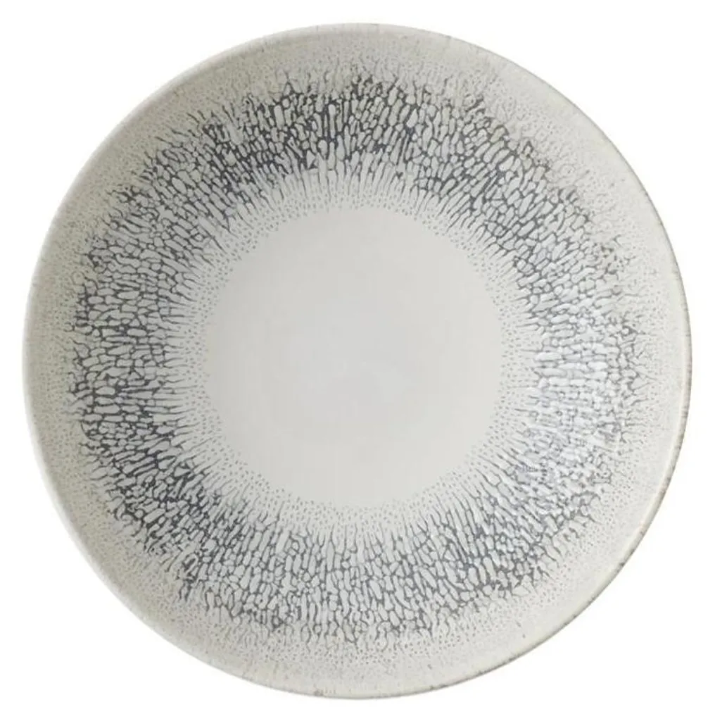 Bol calotte en céramique grise Churchill 182 mm pour salades et pâtes
