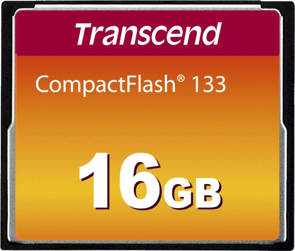 Transcend Compact Flash 16GB 133x Immagine del prodotto 