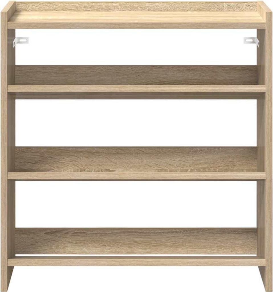 vidaXL Botník Sonoma dub 60x25x62 cm Materiál na bázi dřeva Obrázek produktu 