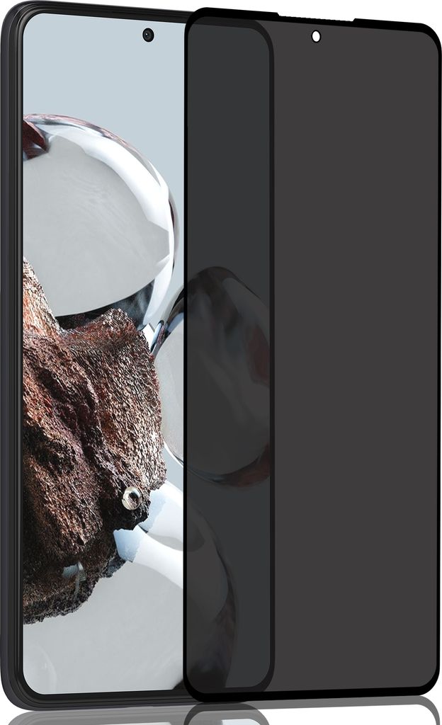 1-Pack Xiaomi 12T Sichtschutz-Displayschutz – gehärtetes Glas 9H – Super Qualität 3D