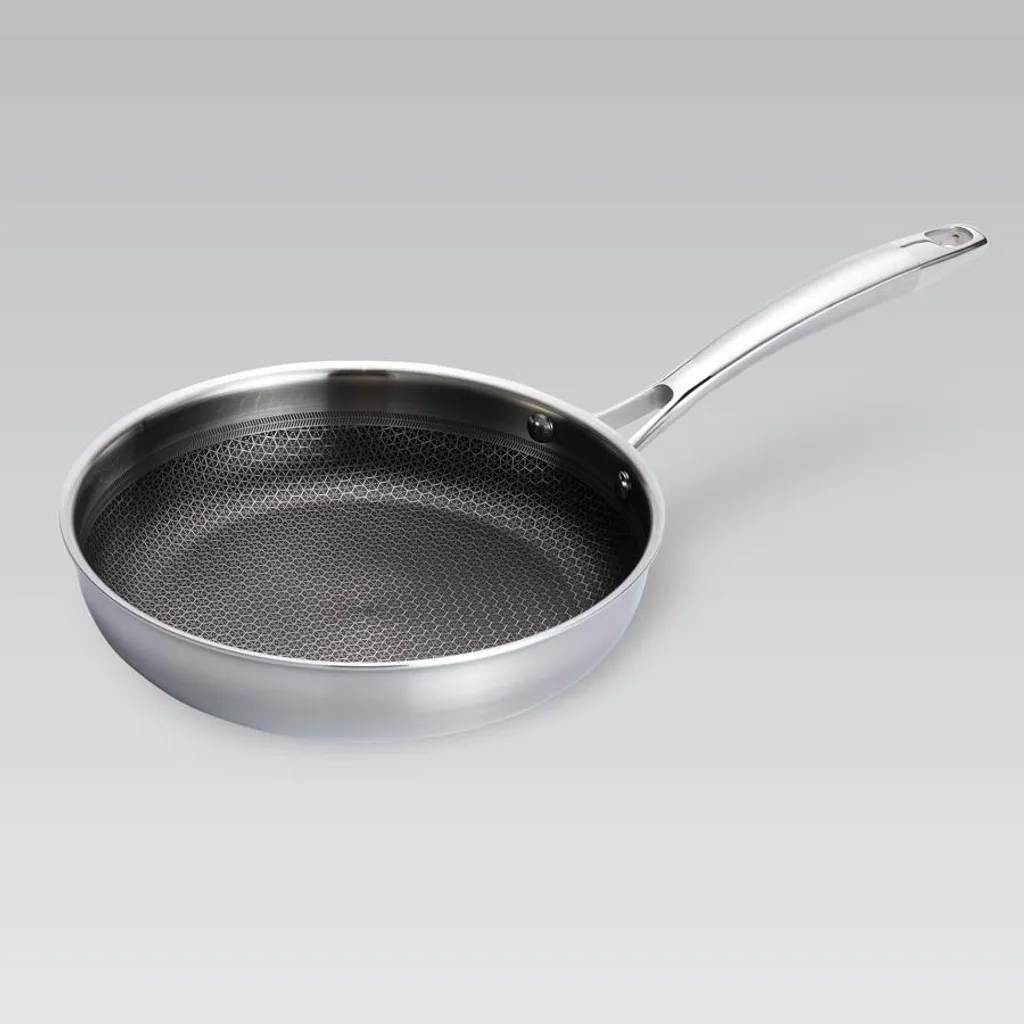 Padella Professionale Maestro MR-1224-28 cm | Acciaio 3-Ply Induzione - 10