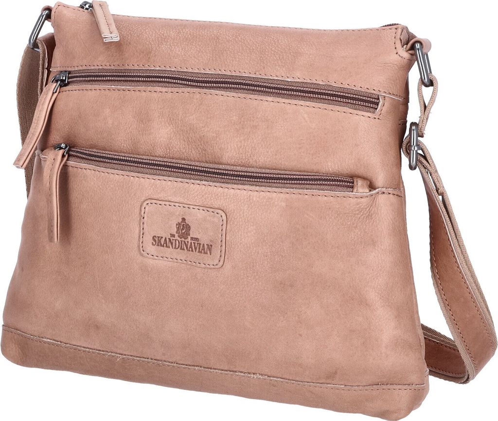 The Skandinavian Brand Leder Umhängetasche beige : beige-26 Farbsortierung: beige-26