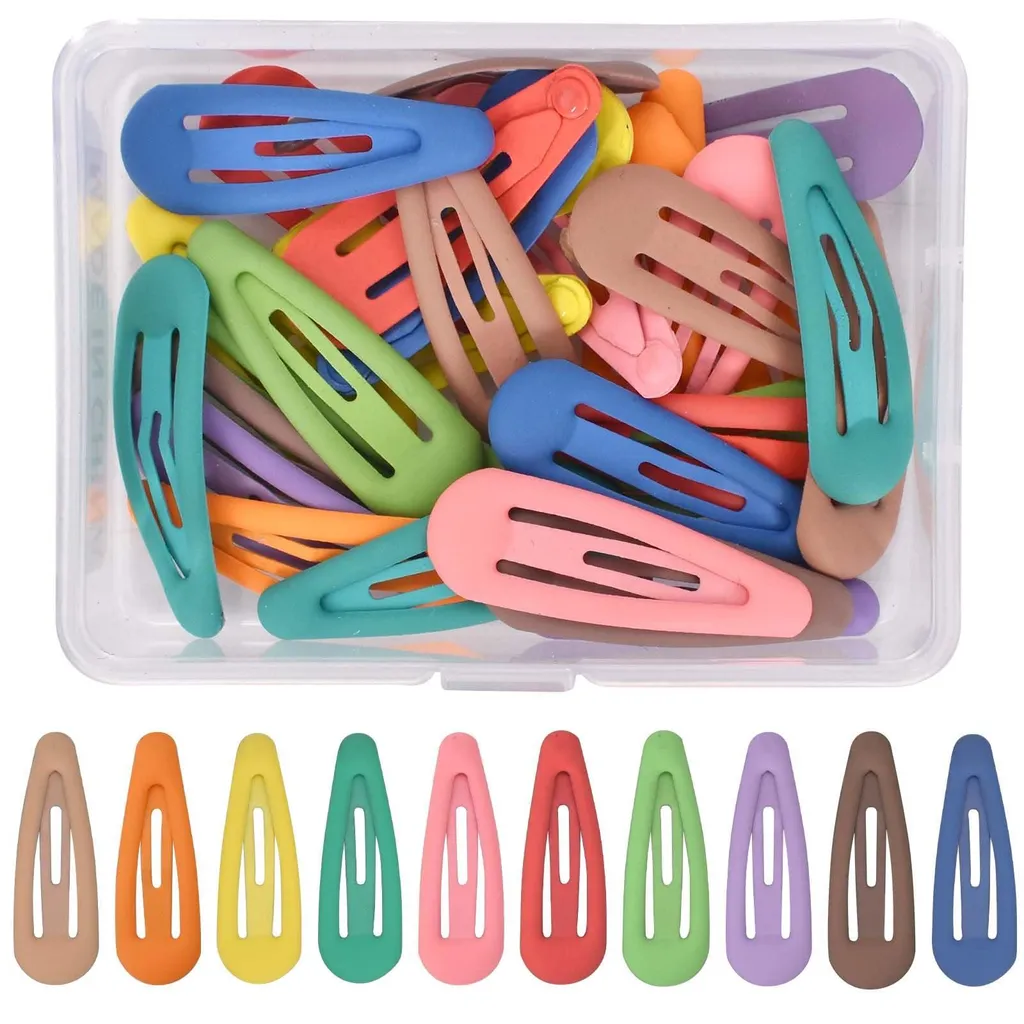 Petites Barrettes 3 cm Multicolores Lot de 30 pour Filles et Tout-Petits