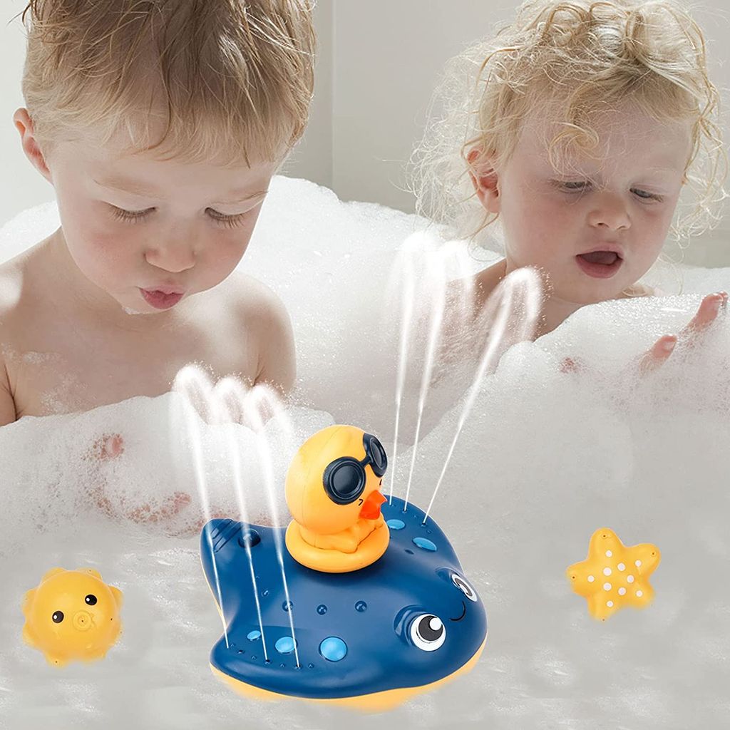 Wasser Wasserrad Badewanne für Badezim R3J6 3x Spaß Bad Spielzeug Dusche Spray 