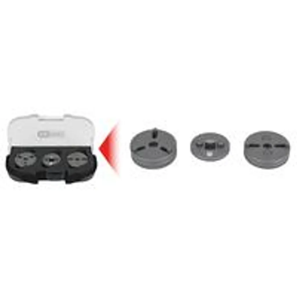 Jeu d'adaptateurs de piston de frein 3 pièces KS Tools 150.2295 acier