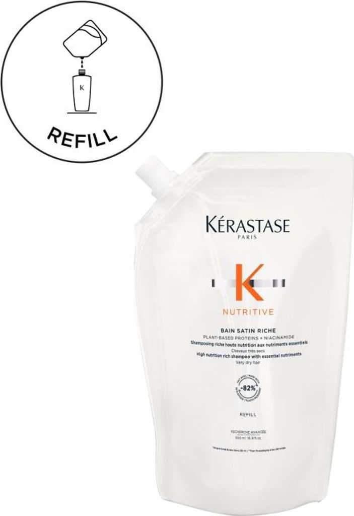Kérastase Nutritive Bain Satin Riche Shampoo Nachfüllpack 500 ml
