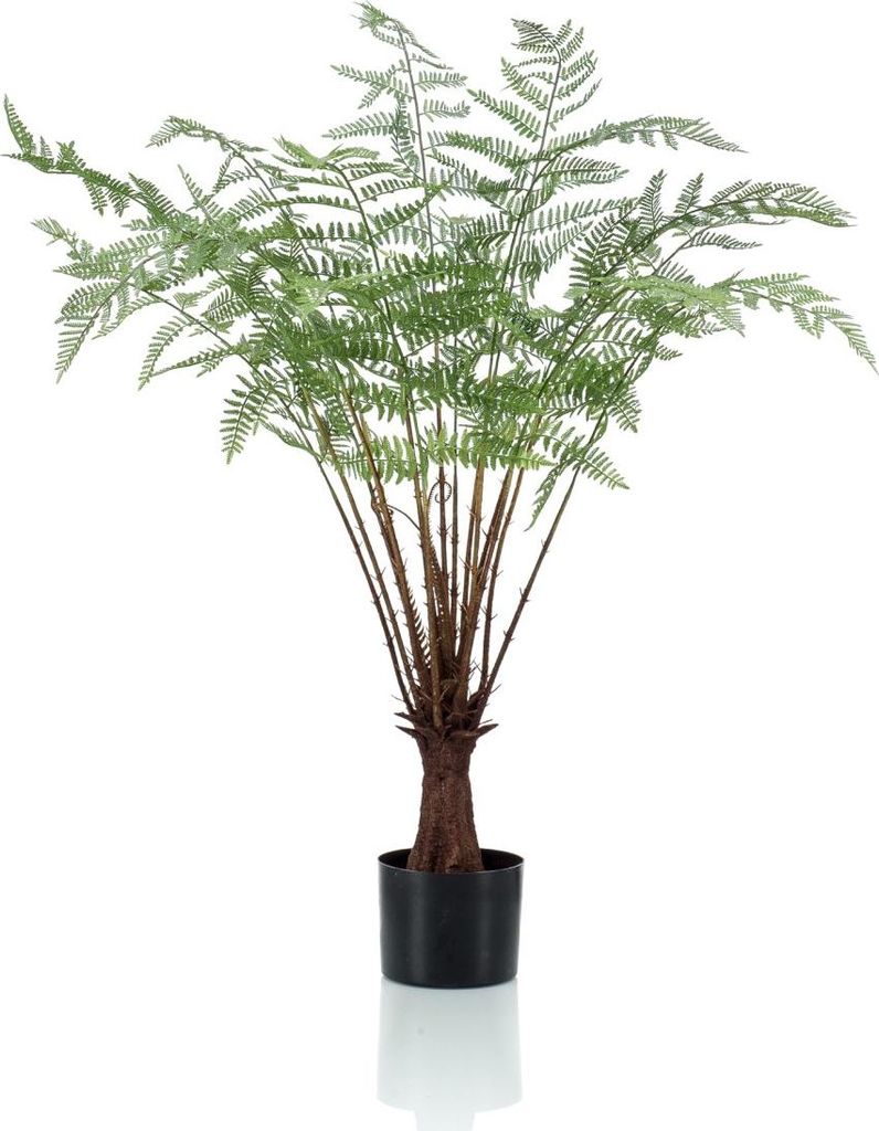 artplants.de Plastik Baumfarn CANGAS, 100cm - Künstlicher Farn/Zimmerpflanze Deko
