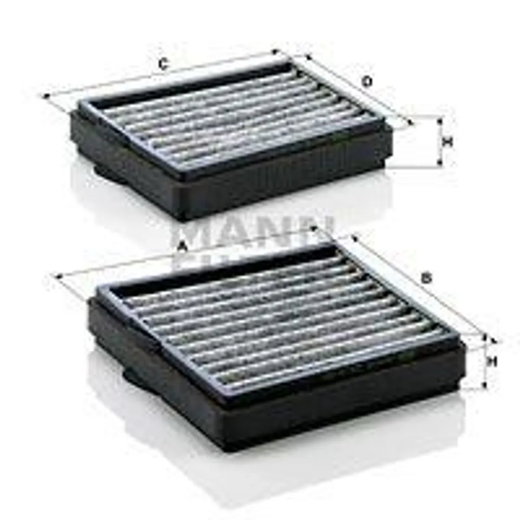 MANN-FILTER CUK 20 000-2 Filtre d'Habitacle OE 2038300318 pour Mercedes