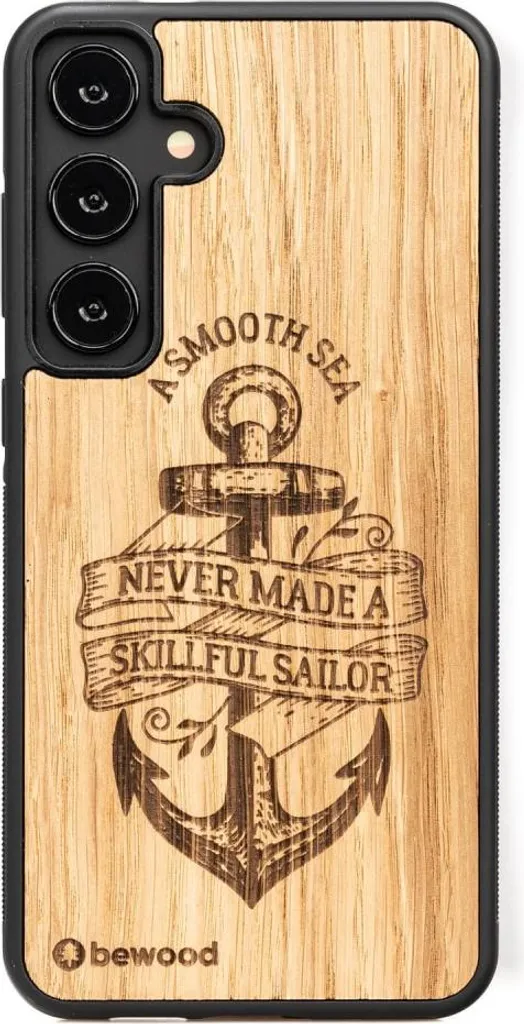 Custodia Bewood Samsung S24 FE 5G Legno Ankereiche - Unica e Resistente