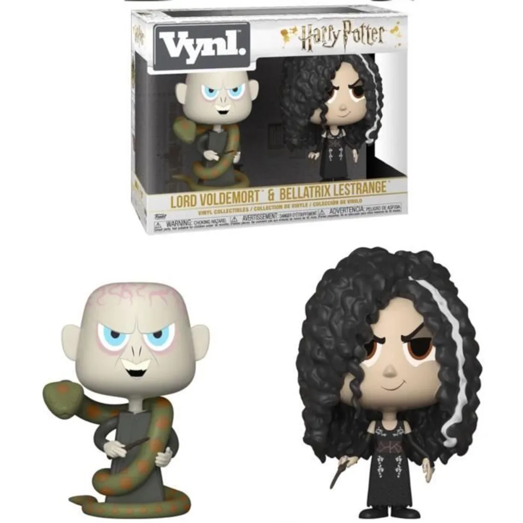 Pack Figurines Harry Potter Voldemort Bellatrix Vynl Haute Résistance