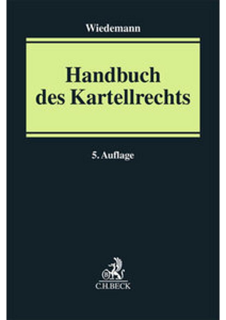 Handbuch des Kartellrechts