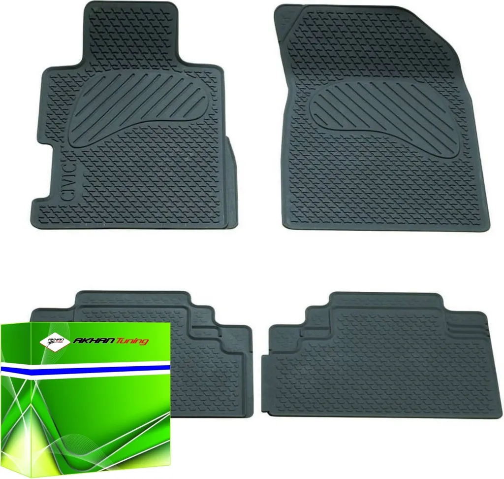 Set Tappetini Gomma DK0600 per Honda Civic 02-12 | Massima Protezione