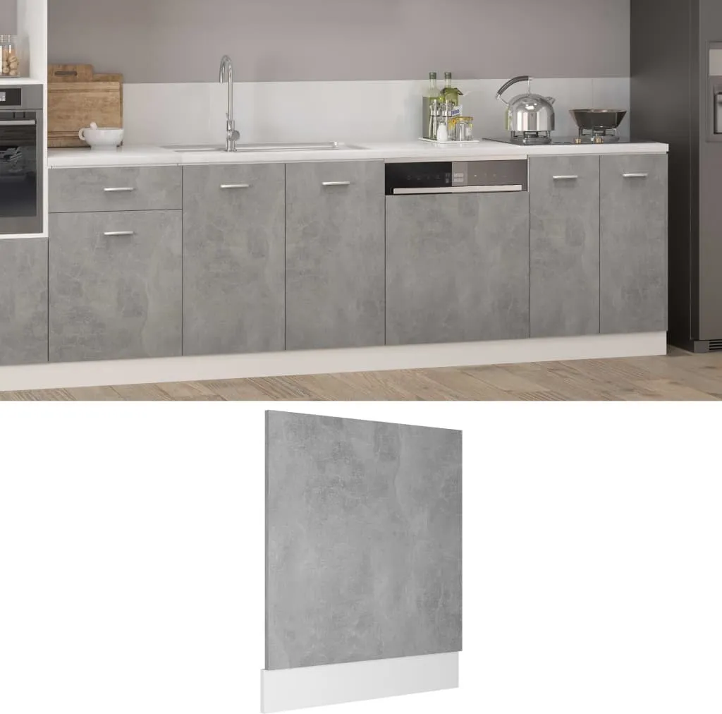 Anta Lavastoviglie 59,5x67 Grigio Cemento | Protezione e Stile