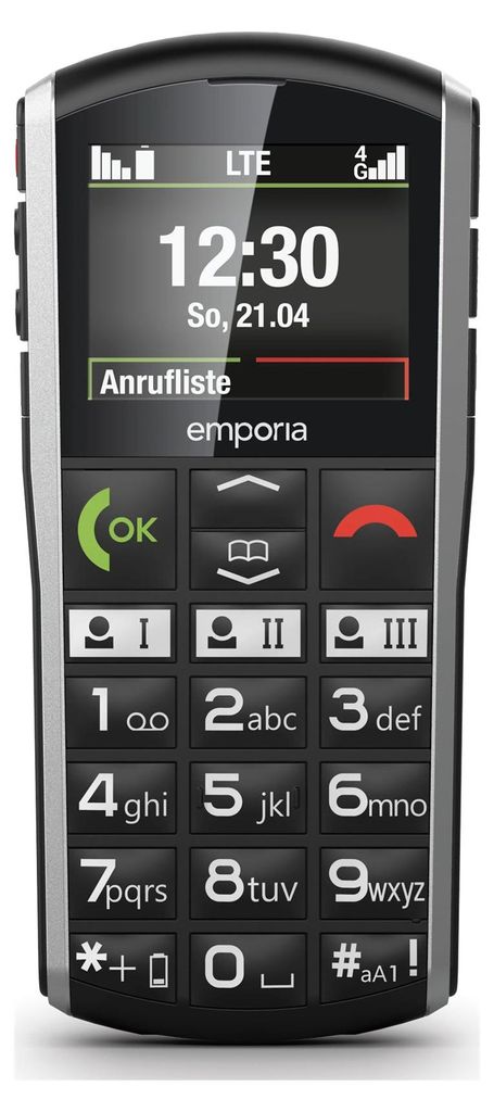 Emporia SIMPLICITY-LTE, diseño vertical, una ranura para Imagen del producto 