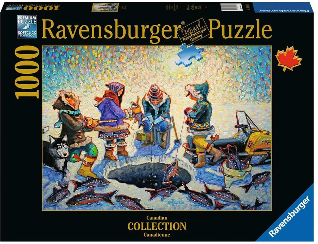Puzzle Ravensburger 16831 Pêche sur glace 1000 p - Qualité Garantie