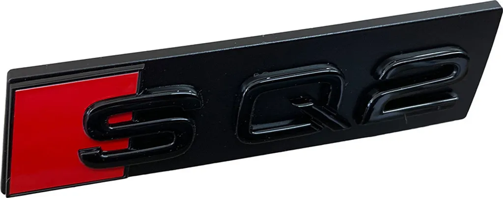 Emblème de Calandre Noir pour Audi SQ2 Q2 Finition Black Edition