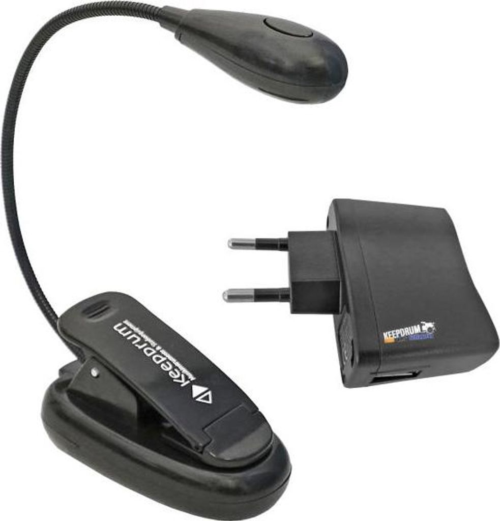 keepdrum Notenpultleuchte LED-Lampe mit Netzteil